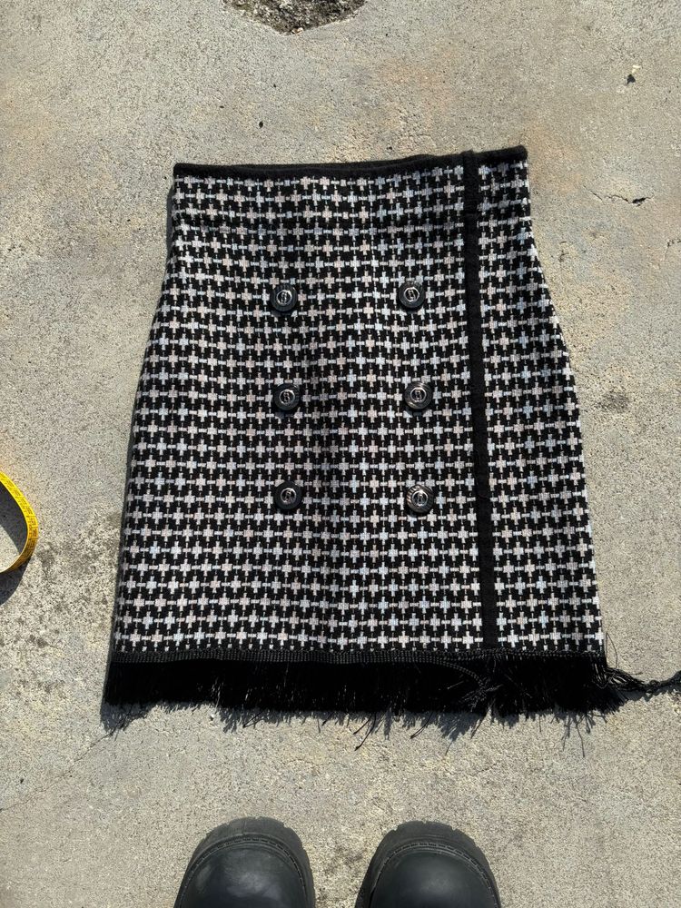 Other Black And White Houndstooth Skirt product image